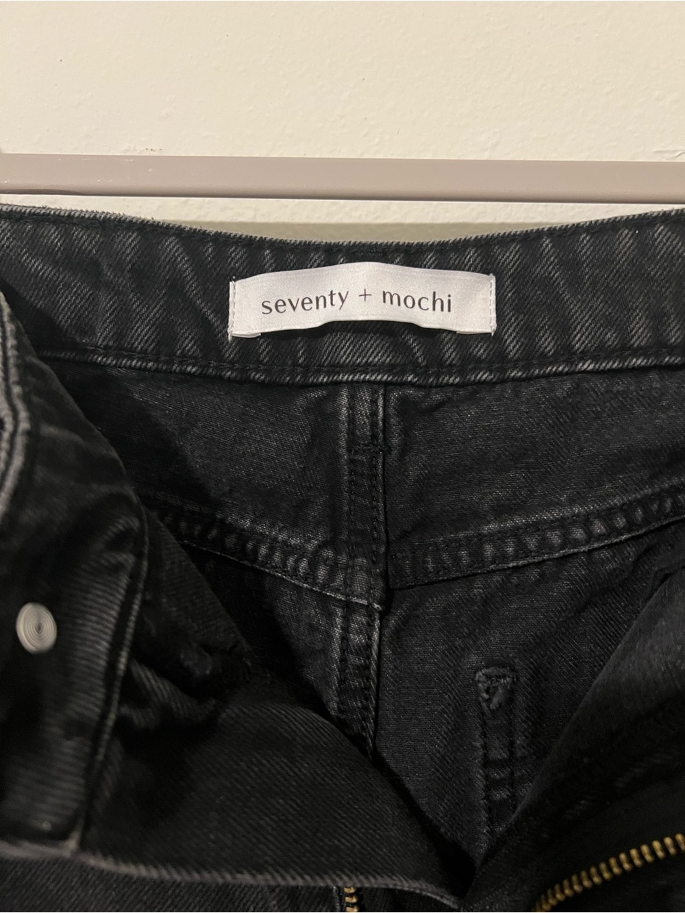 Seventy + Mochi Bo size-zip barrel jeans - Picture 3 of 5